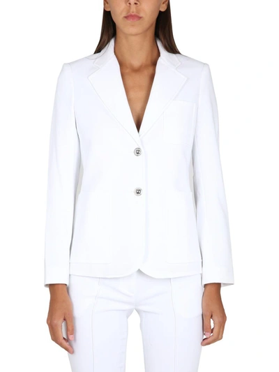 Michael Michael Kors Jacket With Patch Pockets In White