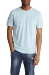 Allsaints Brace Tonic Crewneck T-shirt In Still Blue