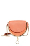 See By Chloé See By Chloe Mara Small Leather Evening Bag In Tan Apricot/gold