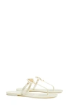 Tory Burch Mini Miller Jelly Thong Sandal In White