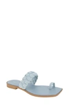 Bcbgeneration Letti Toe Loop Slide Sandal In Denim