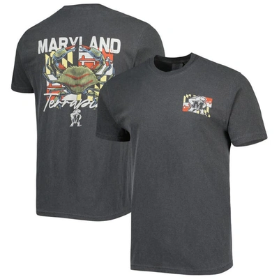 Image One Black Maryland Terrapins Hyperlocal T-shirt