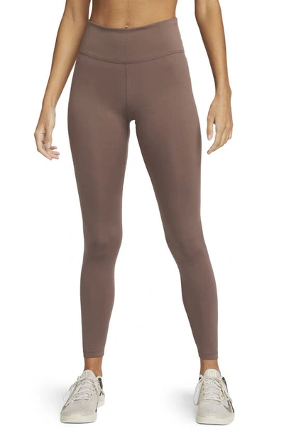 Nike Women's One High-waist 7/8-leggings In Irnstn,bla