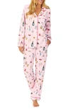 Bedhead Pajamas Novelty Long-sleeve Pajama Set In Lets Do Brunch