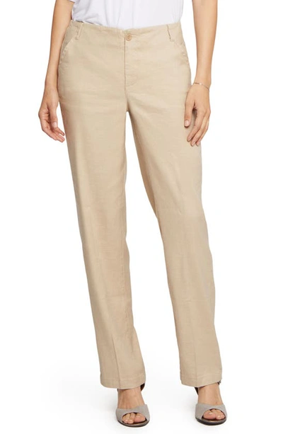 NYDJ NYDJ MARILYN LINEN BLEND TROUSERS