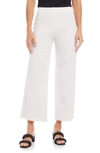 Fifteen Twenty High Waist Crop Wide Leg Pants In Off White