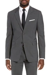 Theory New Tailor Chambers Suit Jacket In Medium Charcoal