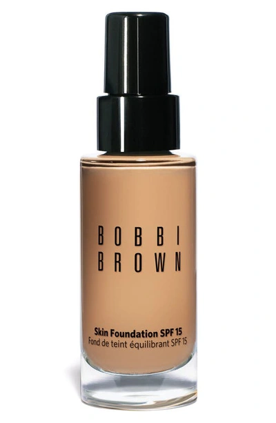 Bobbi Brown Skin Foundation Spf 15 Natural Tan 4.25 1 oz In Natural Tan 4.25 (medium Beige With Yellow Undertones)