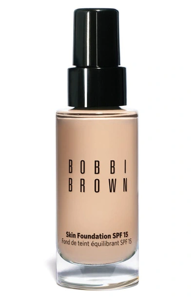 Bobbi Brown Skin Foundation Broad Spectrum Spf 15 In Cool Ivory 1.25 (very Light Beige With Pink And Yellow Undertones)