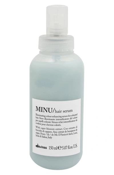 Davines Minu Hair Serum Essential Haircare In White