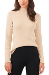 Chaus Metallic Turtleneck Sweater In Gold Lurex