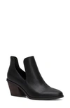 LUCKY BRAND VELLIDA CUTOUT LEATHER BOOTIE