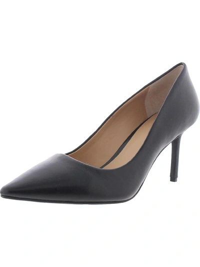 Inc Zadie Womens Leather Pointed Toe Pumps In Blue