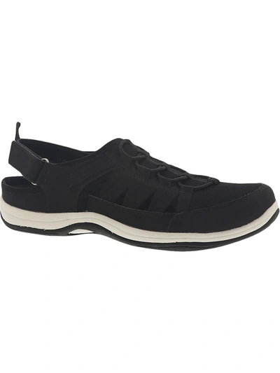 Easy Street Relay Womens Leather Lifestyle Walking Shoes In Black