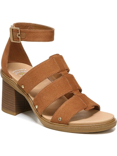 Dr. Scholl's Women's Eleanor Ankle Strap Sandals Women's Shoes In Gold