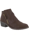 Easy Street Gusto Womens 2 Side Zippers Stacked Block Heel Chelsea Boots In Multi