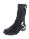 VINCE CAMUTO WINDY WOMENS BUCKLE MOTO MID-CALF BOOTS