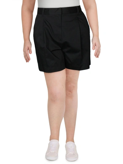 Danielle Bernstein Womens Lined Above Knee Casual Shorts In Black