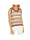 SANCTUARY WOMENS CROCHET HI-LOW TANK TOP