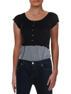 RD STYLE WOMENS KNIT SHORT CROP TOP