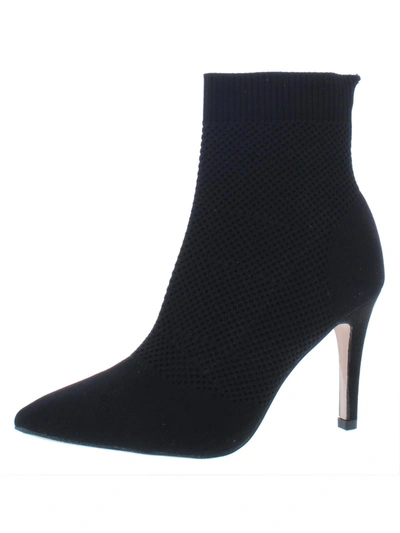 Mia Mckinley Womens Knit Ankle Sock Boot In Black