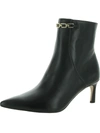Naturalizer Frida Womens Pointed Toe Ankle Boots In Black