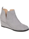 Journee Collection Mylee Womens Faux Suede Ankle Booties In Grey