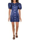 Danielle Bernstein Juniors Womens Party Short Mini Dress In Blue