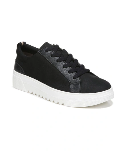 Dr. Scholl's Good One Womens Microsuede Casual Casual And Fashion Sneakers In Black