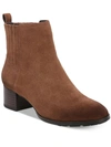 Sam Edelman Kaiti Womens Suede Block Heel Ankle Boots In Multi