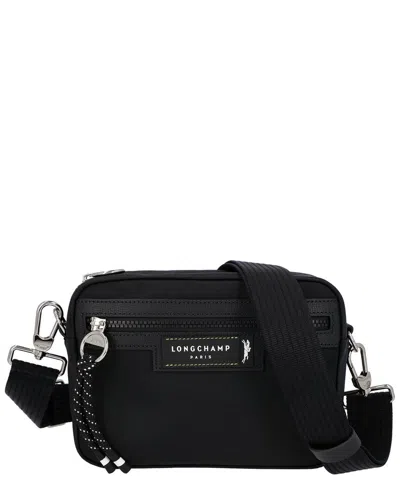 Longchamp Le Pliage Energy Canvas Shoulder Bag In Black