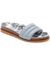 Vince Camuto Kandler Womens Leather Slip On Slides In Multi