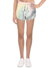 Vintage Havana Suga Womens Tie-dye Comfy Shorts In Multi