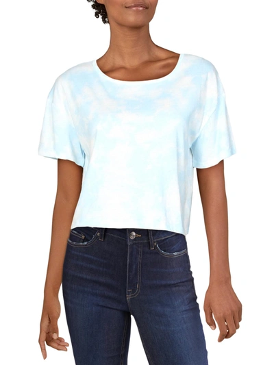 Alternative Womens Crewneck Tie Dye T-shirt In Blue