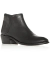 FRYE CARSON WOMENS ROUND-TOE LEATHER ANKLE BOOTS