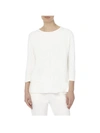 Jones New York Women's Serenity Knit 3/4 Sleeve Tunic Top In White