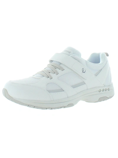 Easy Spirit Treble 3 Womens Faux Leather Fitness Running Shoes In White