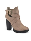 SEVEN DIALS HUNTLEY WOMENS FAUX LEATHER CASUAL ANKLE BOOTS