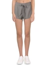 Pj Salvage Womens Drawstring Hidden Pocket Casual Shorts In Grey