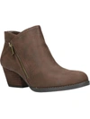 Bella Vita Bobbi Womens Leather Almond Toe Booties In Multi