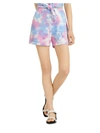 Sanctuary Sunsoaker Womens Fleece Lined Midi Shorts In Multi