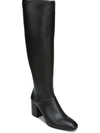 Franco Sarto Tribute Womens Zip Up Square Toe Mid-calf Boots In Black
