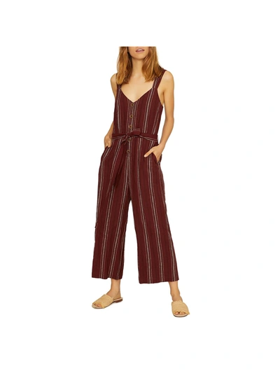 Sanctuary Sedona Womens Wide Leg V-neck Jumpsuit In Multi