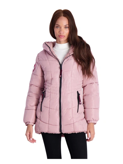 Canada Weather Gear Womens Sherpa Cold Weather Puffer Jacket In Multi