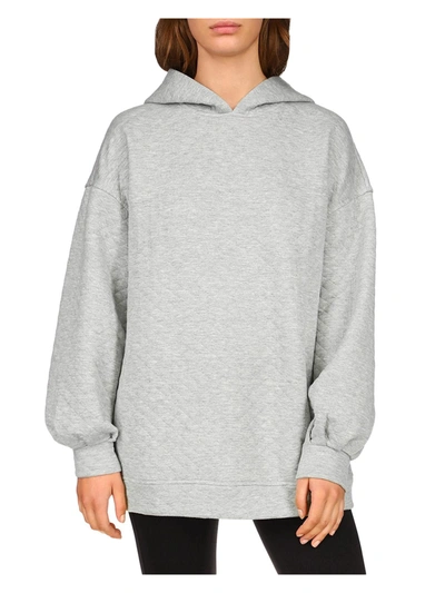 Sanctuary Womens Comy Cozy Hooded Sweatshirt In Grey