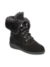 STYLE & CO AUBREYY WOMENS LEATHER ANKLE WINTER & SNOW BOOTS