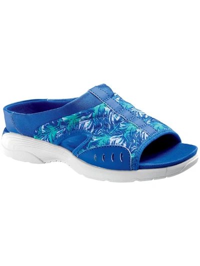 Easy Spirit Traciee 2 Womens Slip On Mules In Blue