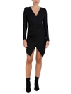 Bcbgmaxazria Womens Party Short Mini Dress In Black