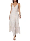 BCBGENERATION WOMENS FLORAL RUFFLED MAXI DRESS