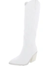Madden Girl Arizona Womens Pointed Toe Block Heel Cowboy, Western Boots In Multi
